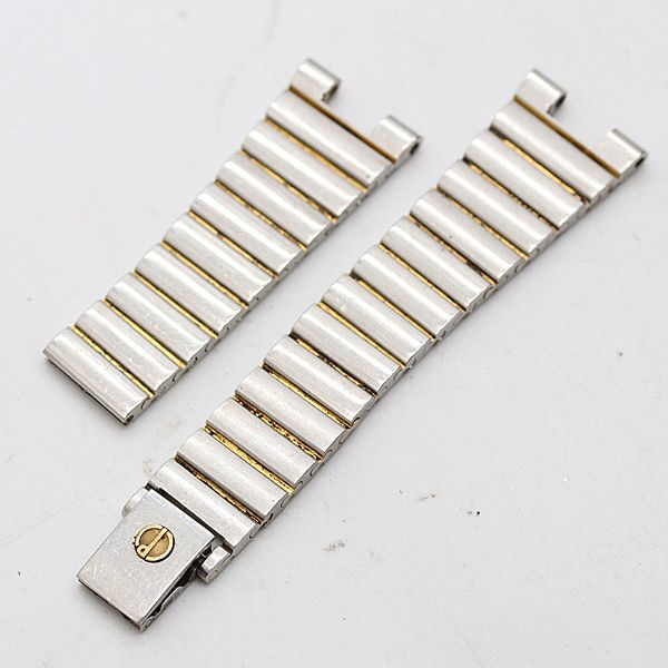 ダンヒル ミレニアム 純正ベルト シルバー/ゴールドカラー 16mm用