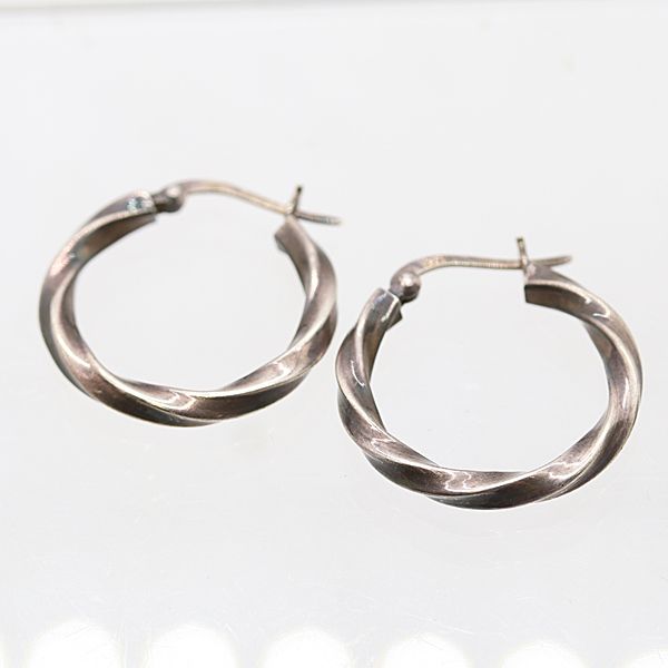ツイストフープピアス イヤリング SV925 4.2g アクセサリー ジュエリー 2000000 NSK KMT