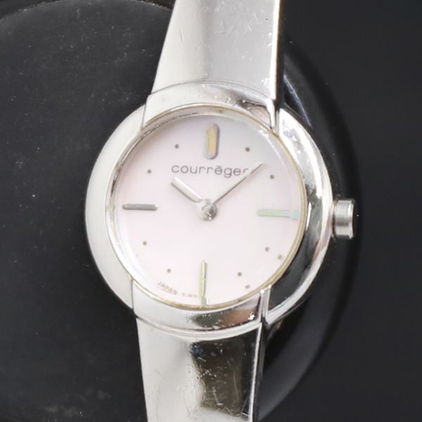 QZ Courreges Y150-0M30 シェル文字盤 レディース腕時計 2000000 NSK KRK