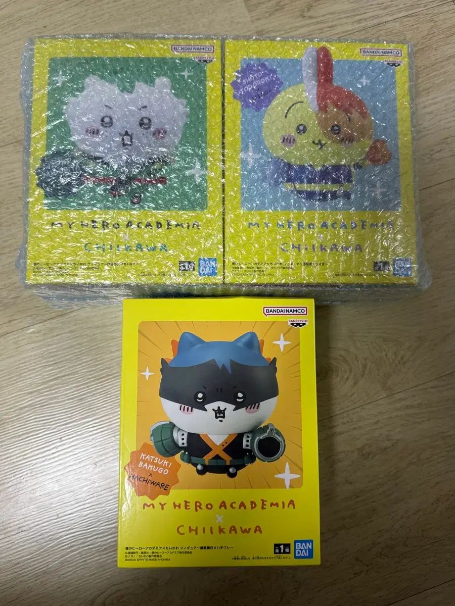 (送料込み16 未開封) 僕のヒーローアカデミア ちいかわ 爆豪勝己 緑谷出久 轟焦凍 3種セット 19,725円