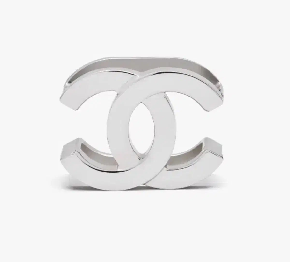CHANEL 26SS シルバー CCロゴ スカーフリング 新品