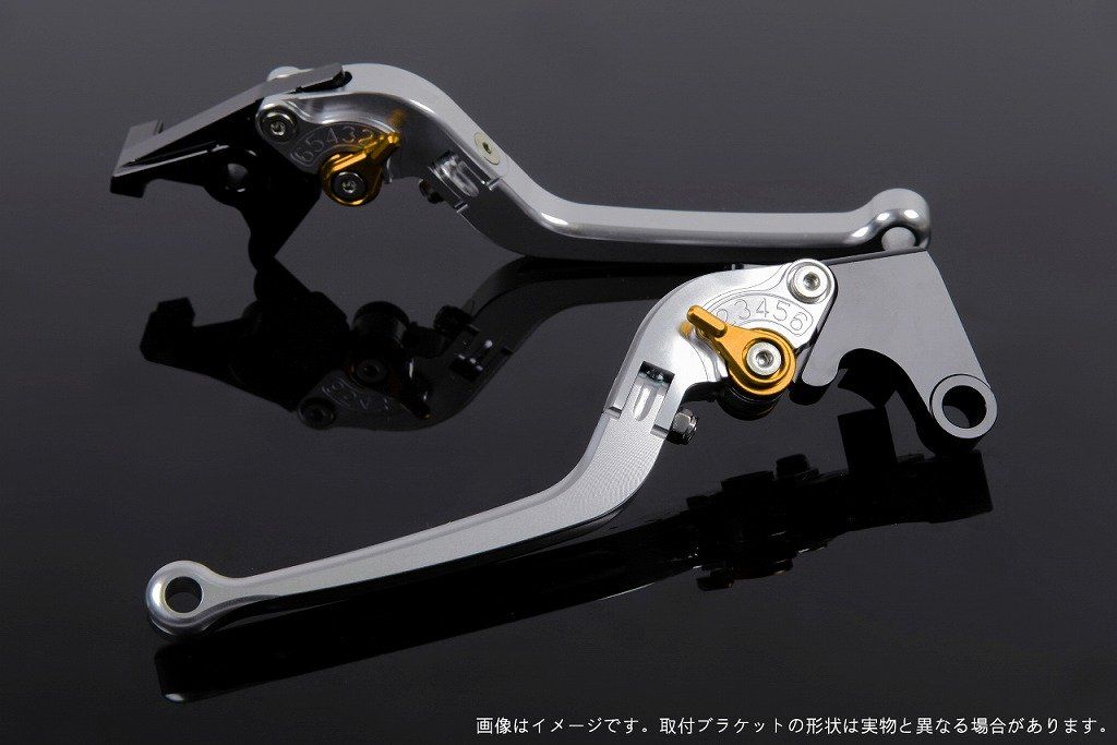 新品 SSK スピードラ アジャストレバーセット スタンダード可倒式 レバー本体カラー:シルバー アジャスターカラー:ゴールド HONDA ADV150 KF38