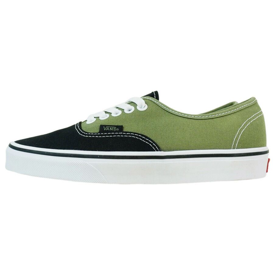 VANS バンズ ヴァンズオーセンティック【箱なし】 AUTHENTICPOP LODEN GREENポップ ローデングリーンオリーブ カーキ ブラック ツートン ストリート 定番黒 キャンバス スケートシューズ メンズ スニーカー 靴 ローカット