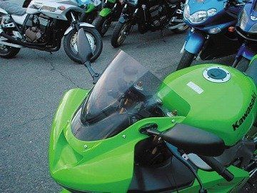 新品 MRA(エムアールエー) 車種専用タイプ スクリーン RACING(レーシング) アクリル レッド ZX-6R/RR(03-04) MR633R