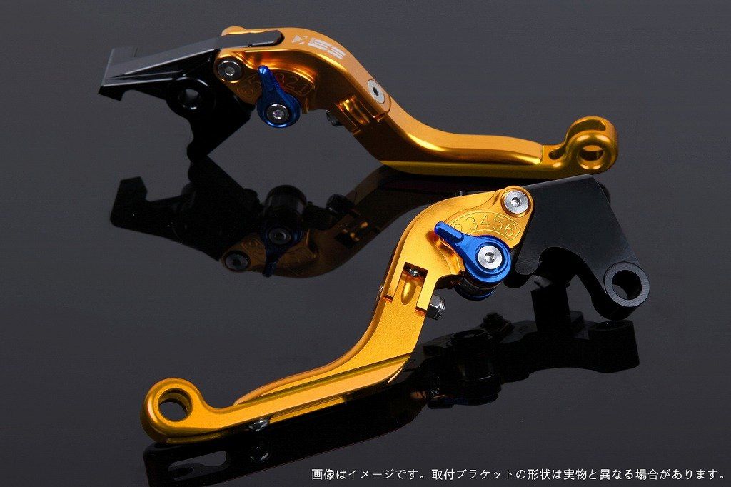 新品 SSK スピードラ アジャストレバーセット 可倒延長式 レバー本体カラー:ゴールド アジャスターカラー:ブルー エクステンションカラー:ゴールド YAMAHA XMAX