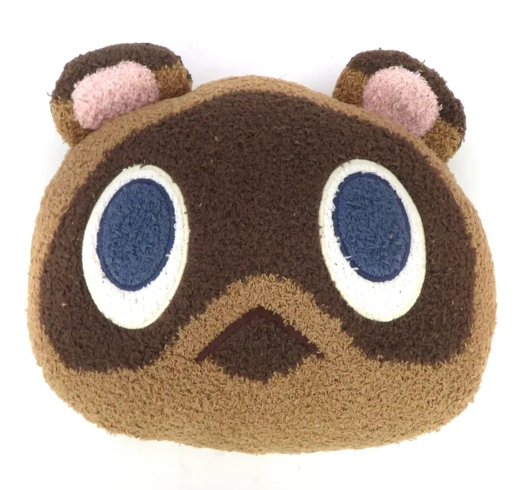 中古】クッション・本体 つぶきち＆まめきち(真顔) つぶまめクッション
