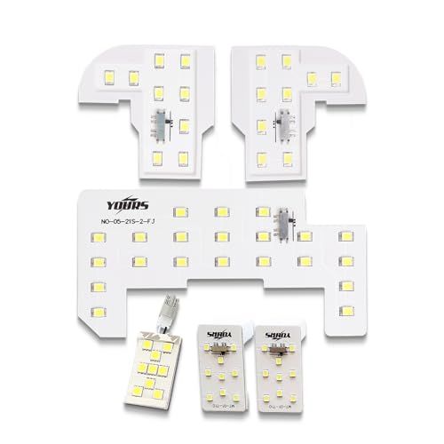 YOURS(ユアーズ) N-BOX/N-BOXカスタム JF5/6 専用 LED ルームランプ セット 3段階光量調整 [フルセット] [ホワイト] JF5 JF6 NBOX フロント用ドア連動LEDオプション 専用設計 室内灯 明るさ 調整 6aa79da5
