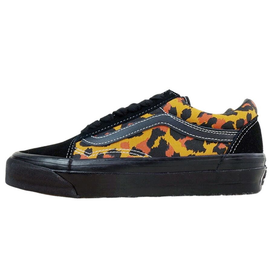 VANS バンズ ヴァンズLX OLD SKOOL【箱なし】オールドスクール デラックスLEOPARD BLACK BLACKレオパード ブラック 黒 ヒョウ柄 メンズ スニーカー 靴 ローカット sk8 スケシュー