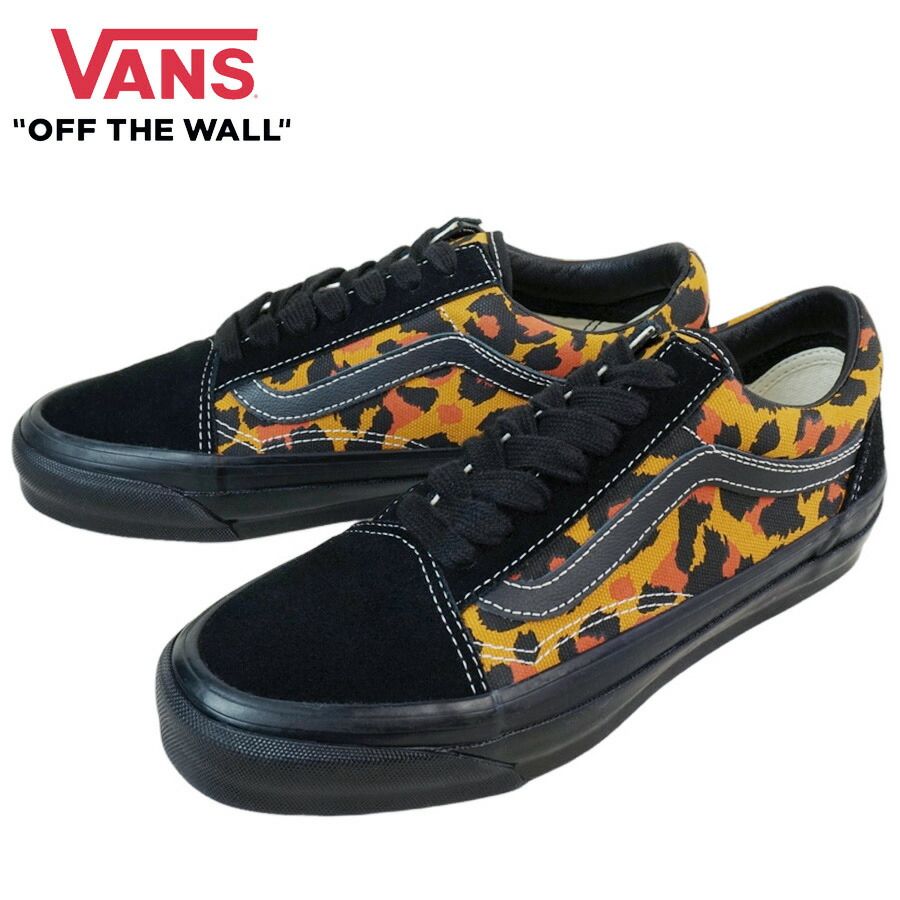 VANS バンズ ヴァンズLX OLD SKOOL オールドスクール デラックスLEOPARD BLACK BLACKレオパード ブラック 黒 ヒョウ柄メンズ レディース スニーカー 靴 ローカット sk8 スケシュー