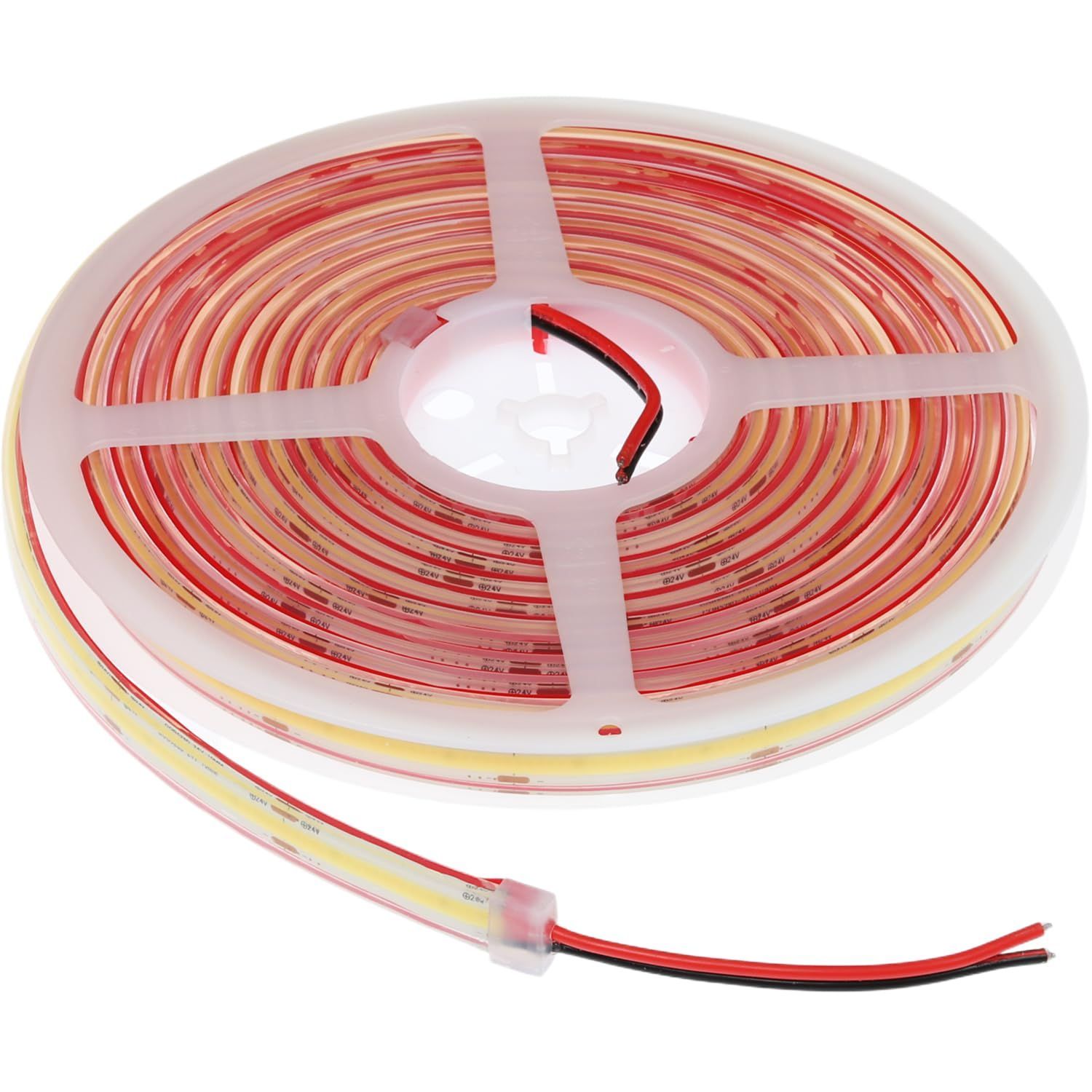 【在庫セール】cobテープ 車 cob 24v トラックパーツ 24v ledテープ テープライト 防水 5m 選挙カー ledテープライト 竹村商会 (グリーン) Takenous