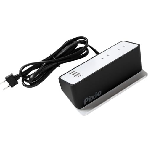☆新品☆Pixio AC&USB TAP COMPACT 電源タップ 卓上 コンセント USB Type-C Type-A 充電ステーション ACアダプタ 急速充電 コンパクト スマホ iPhone スタンド機能 延長コード USB充電器 お f1f9e152