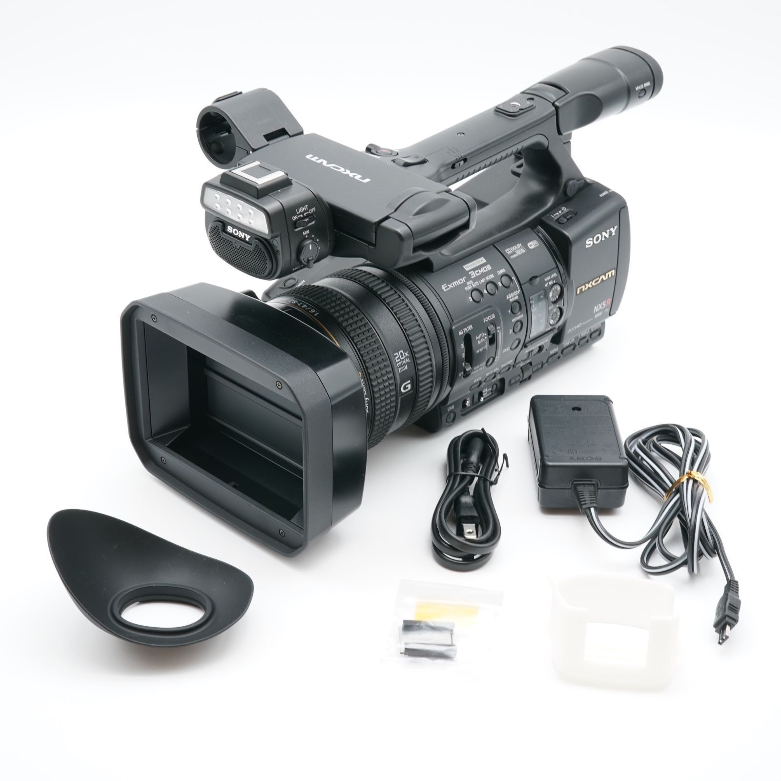 新品級 SONY ソニー HXR-NX5R NXCAMカムコーダー 通電340時間！