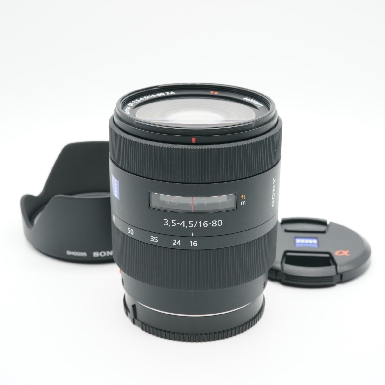 ほぼ新品 SONY ソニー 16-80mm F3.5-4.5 ZA SAL1680Z あると嬉しい純正フード付！