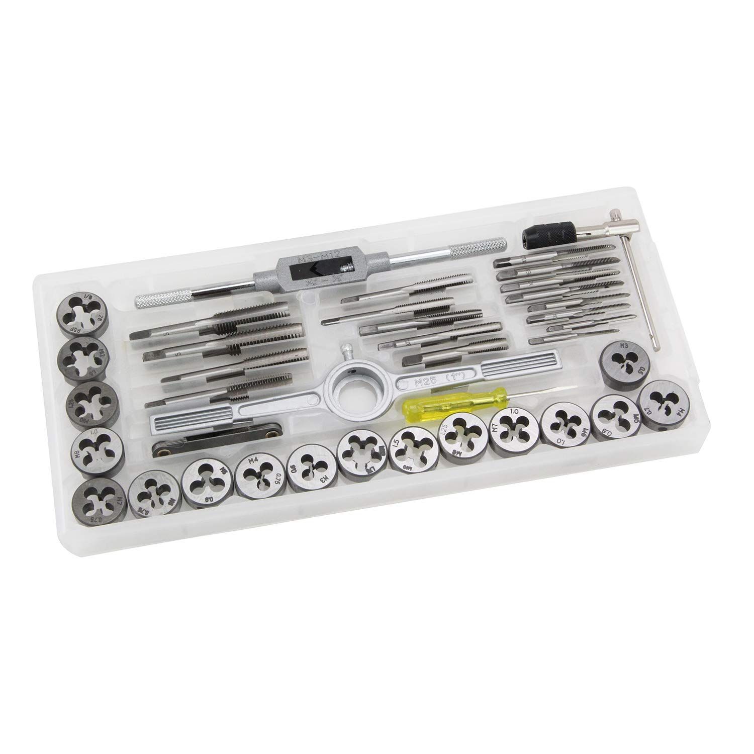 イーバリュー(E-Value) タップダイスセット タングステン 40点組 一般鉄鋼のネジ切り用 EV-40TD 40PCSkk 8abfbeac