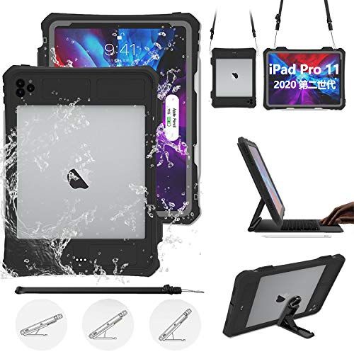 「Doo」昇級版 iPad Pro 11 完全防水ケース 2022/2021/2020 第4/3/2世代 用クリアカバー アイパッド プロ11インチ 防水ケース お風呂 IP68防水規格 衝撃吸収 全面保護アイパッド プロ 11 第3世代 防水カバー［A″mn