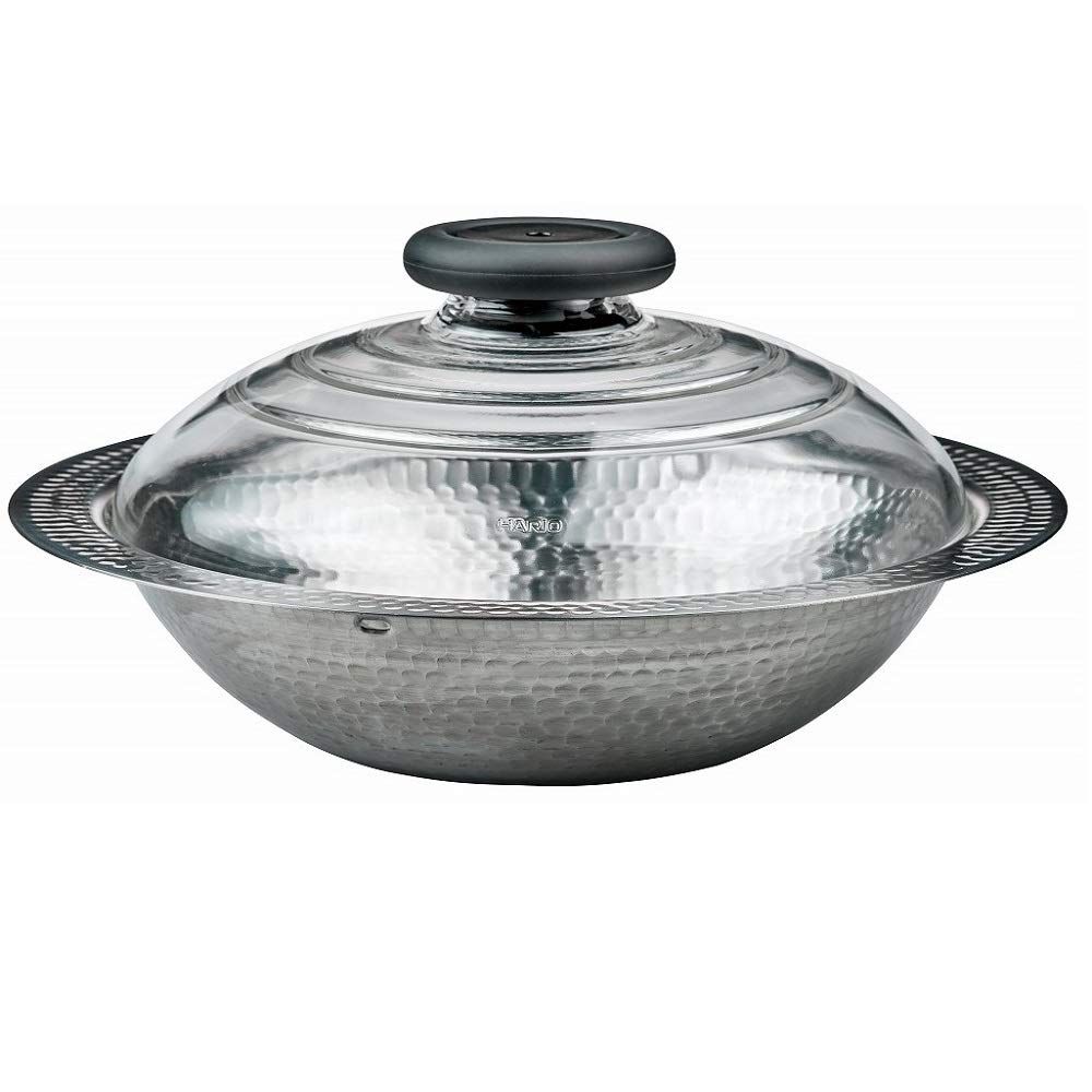 HARIO(ハリオ) ステンレス鍋 26 雪平 IH対応 2600ml シルバー 日本製 MIS-26/ c0976452