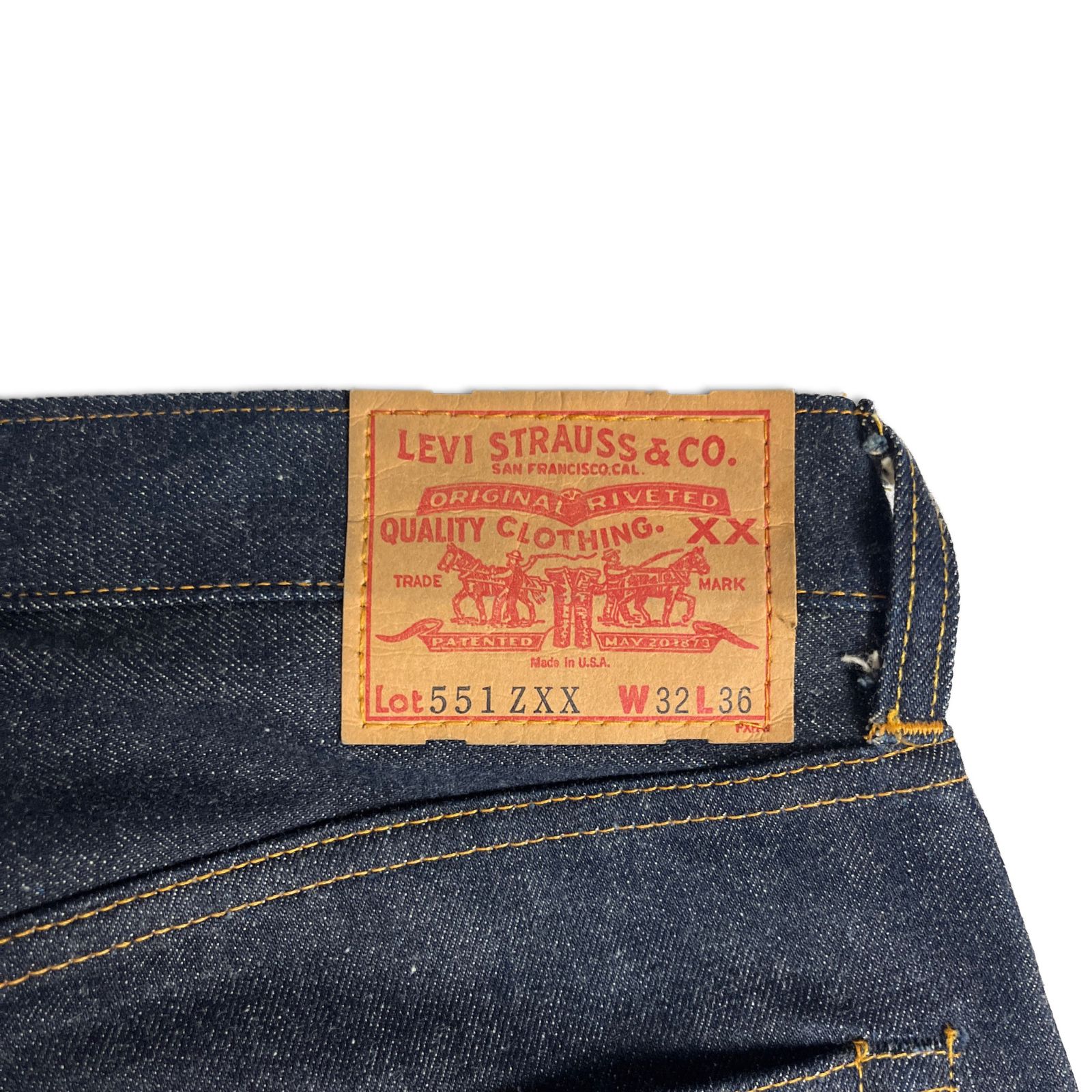 濃紺 バレンシア製】LEVI'S 501ZXX デニムパンツ W32 リーバイス