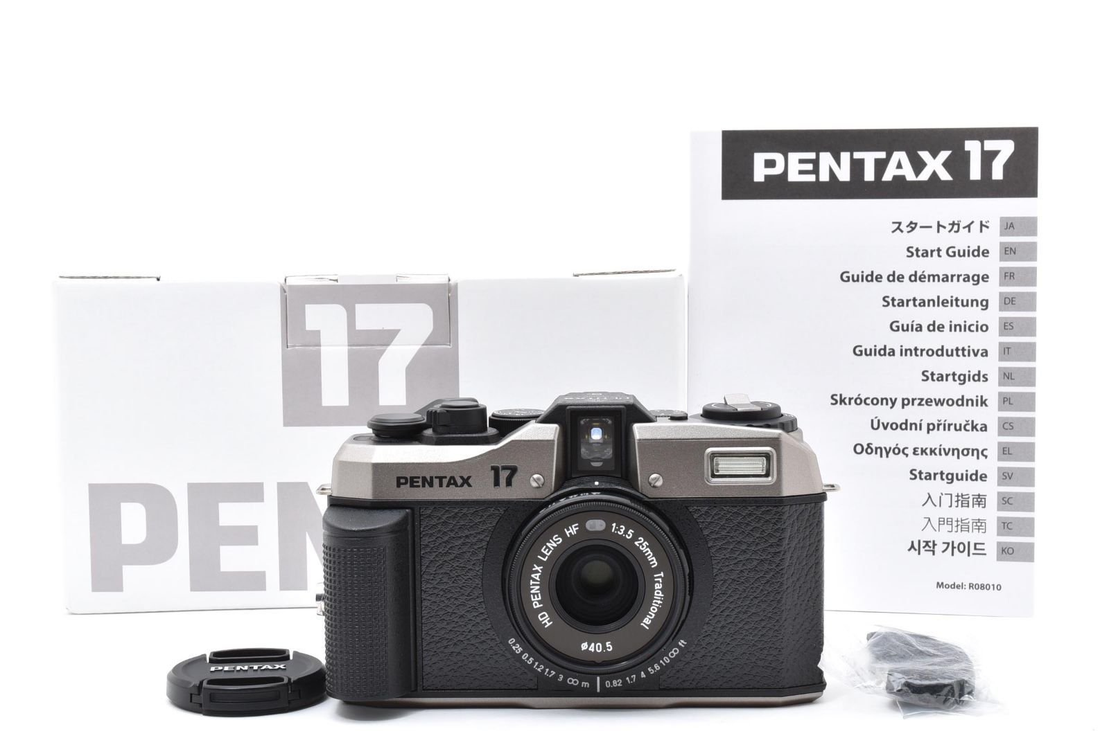 ★極上美品★ ペンタックス PENTAX 17 ダークシルバー 元箱付き ARYM6245 #25