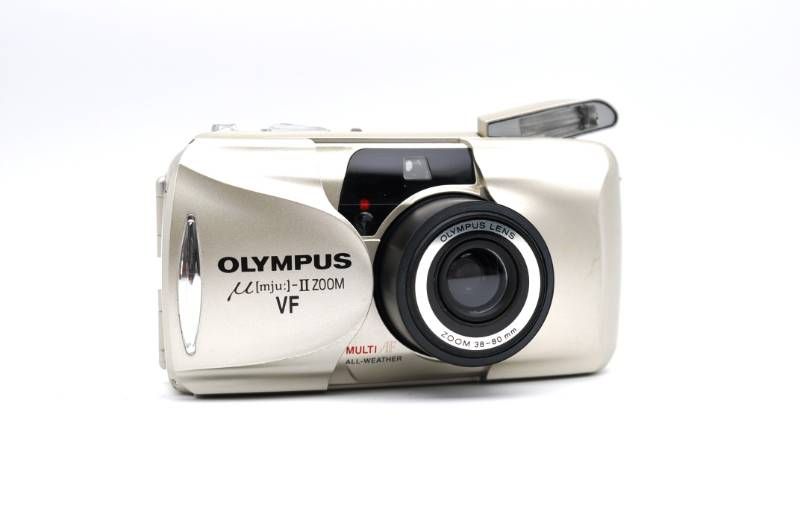 【動作ＯＫ】OLYMPUS μ [mju:] II ZOOM VF オリンパス コンパクトフィルムカメラ