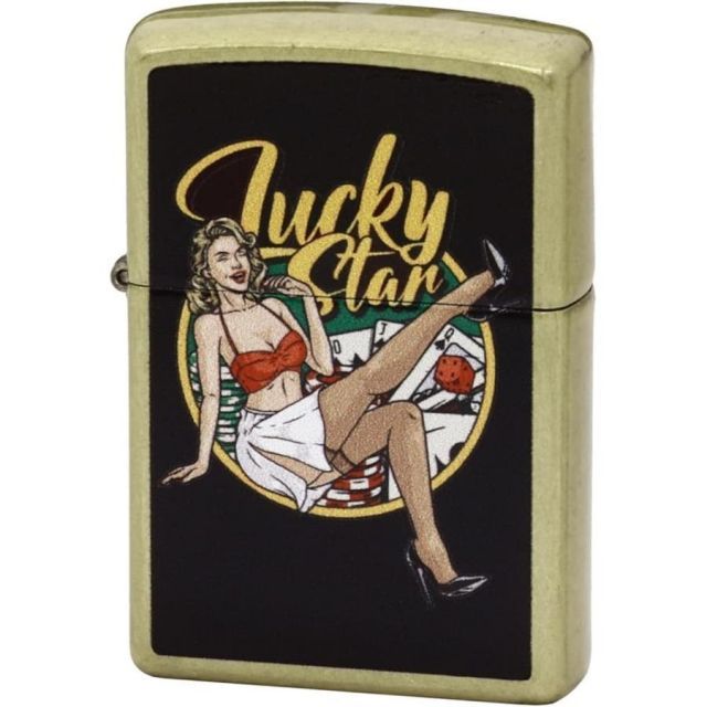 Zippo ジッポー LUCKY STAR Pin Up Girl ピンナップガール セクシー トランプ Z48267-125626