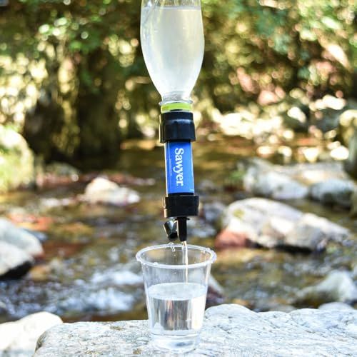 ソーヤー ミニ SP128 SAWYER | 携帯浄水器 浄水器 ポータブル浄水器 防災 防災アイテム 災害用 非常用 キャンプ キャンプ用品 アウトドア アウトドア用品 登山【日本正規品】 (ブルー（通常版）)/ 84c79a89