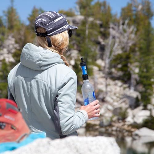 ソーヤー ミニ SP128 SAWYER | 携帯浄水器 浄水器 ポータブル浄水器 防災 防災アイテム 災害用 非常用 キャンプ キャンプ用品 アウトドア アウトドア用品 登山【日本正規品】 (ブルー（通常版）)/ 84c79a89