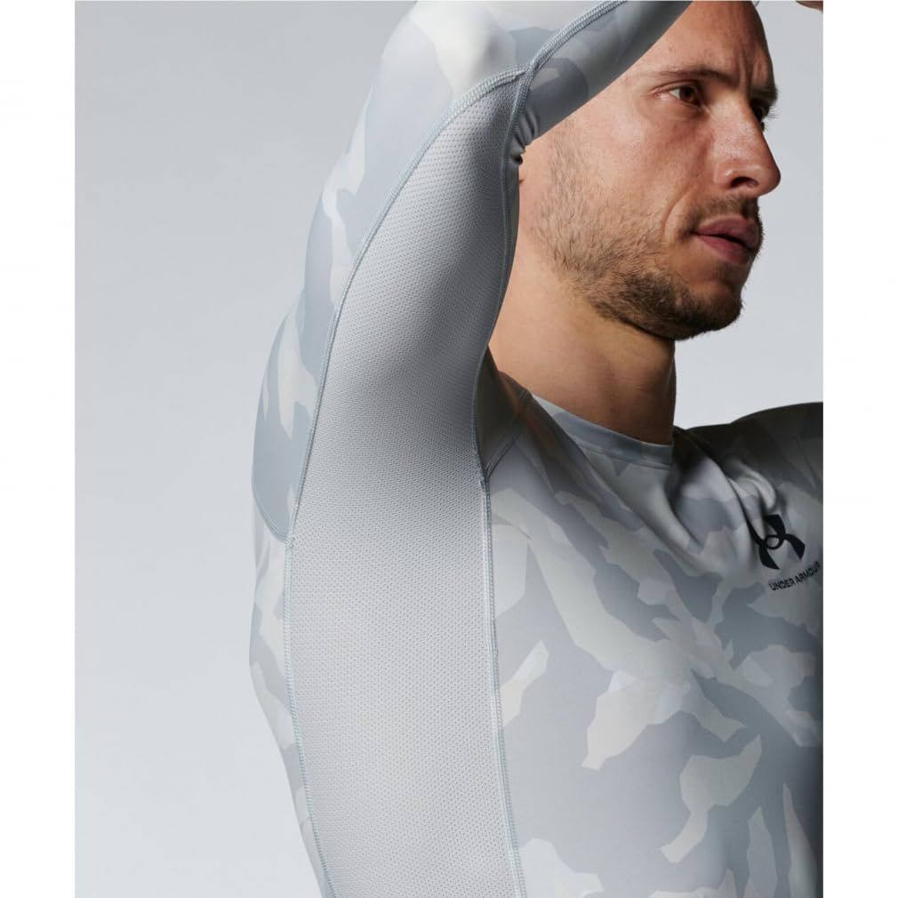アンダーアーマー（UNDER ARMOUR） 長袖 ストレッチ 抗菌防臭 アイソチル コンプレッション ノベルティ ロングスリーブ シャツ 1384786 011 （グレー/ＬＬ/Men's） [グレー] [LL]