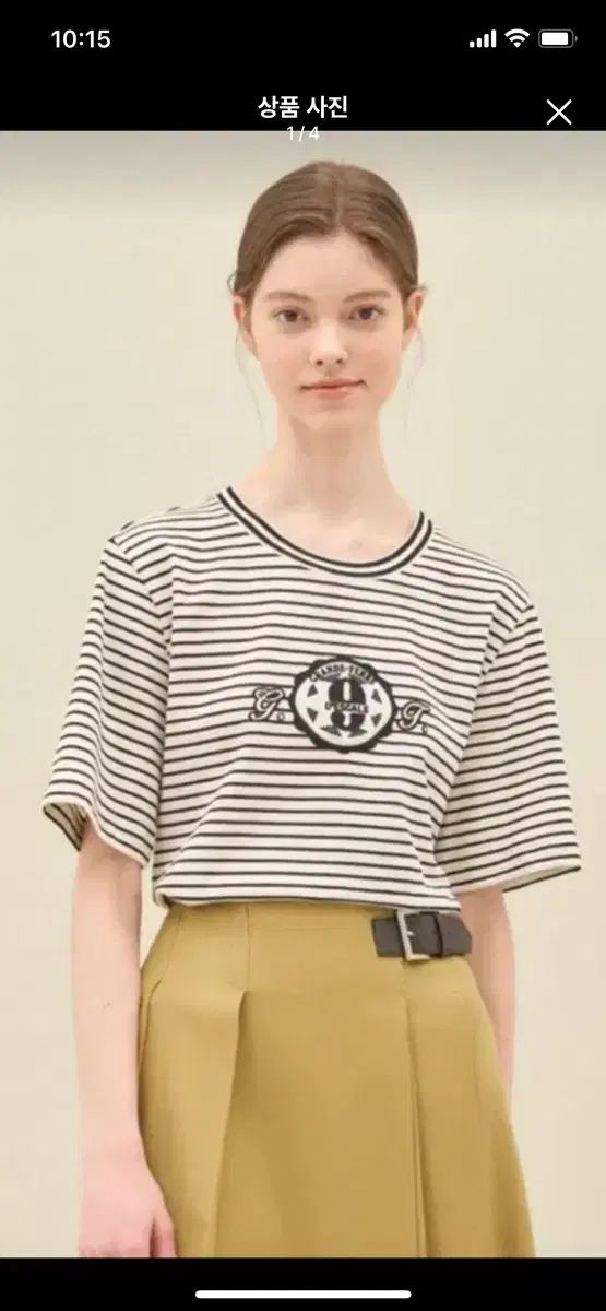 SJSJ エスジェイエスジェイ ストライプTシャツ