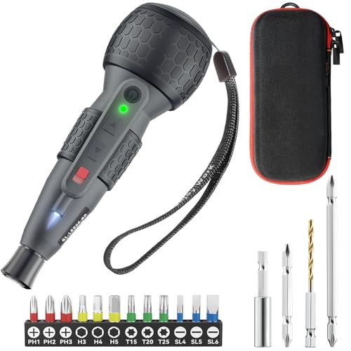 ☆新品☆電動ドライバー 小型 強力 トルク3段階調整 高い同心度・ビット振れ軽減 【収納ケース付き 16本ビット付き】 電動4N.m 手動12N.m USB-C充電式 高輝度LEDライト 軽量 DIY 操作簡単 女性/初心者対応 電動ドリル 0b3d31b9