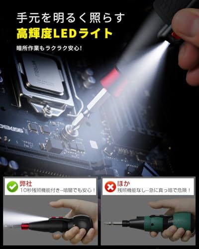 ☆新品☆電動ドライバー 小型 【業界最高速・1200RPM・ブレーキ付】 電動1N.m 手動12N.m USB-C充電式 高輝度LEDライト 軽量 精密作業 ネジ締め 操作簡単 女性/初心者対応 電動ドリル 収納ケース付き ビット16本付き 14e066b6 ☆新品☆電動ドライバー 小型 【業界最高速・1200RPM・ブレーキ付】 電動1N.m 手動12N.m USB-C充電式 高輝度LEDライト 軽量 精密作業 ネジ締め 操作簡単 女性/初心者対応 電動ドリル 収納ケース付き ビット16本付き 14e066b6