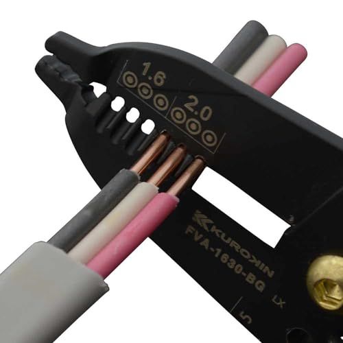 フジ矢(Fujiya) 電工VAストリッパ 黒金 (第二種電気工事士試験対応) FVA-1630-BG送料無料 92e5c245
