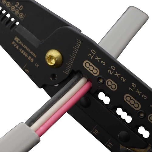 フジ矢(Fujiya) 電工VAストリッパ 黒金 (第二種電気工事士試験対応) FVA-1630-BG送料無料 92e5c245