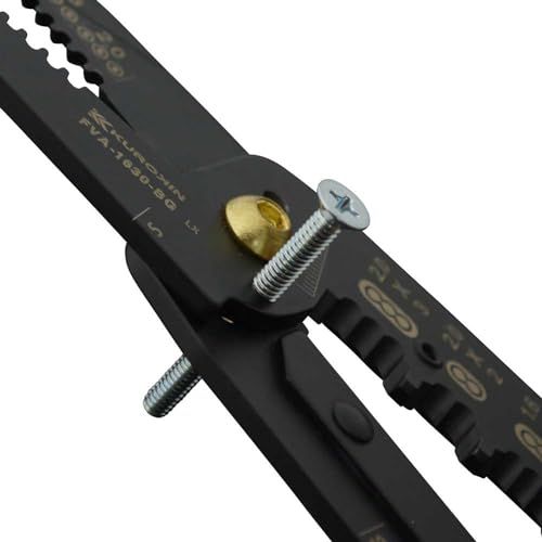 フジ矢(Fujiya) 電工VAストリッパ 黒金 (第二種電気工事士試験対応) FVA-1630-BG送料無料 92e5c245