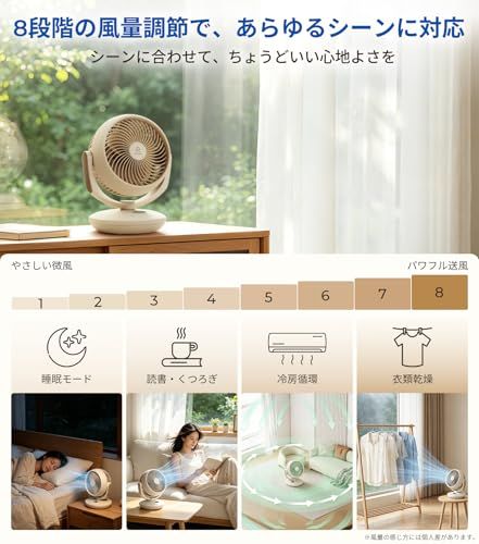 サーキュレーター 静音 省エネ 扇風機 エペイオス(Epeios) 卓上扇風機 DCモーター COCO 小型 左右各35度自動首振り 分解洗える リモコン付き 節電 8段階風量調整 9Hタイマー 3つ送風モード 23dB コンパクト 24畳対 7fb88cb7 サーキュレーター 静音 省エネ 扇風機 エペイオス(Epeios) 卓上扇風機 DCモーター COCO 小型 左右各35度自動首振り 分解洗える リモコン付き 節電 8段階風量調整 9Hタイマー 3つ送風モード 23dB コンパクト 24畳対 7fb88cb7