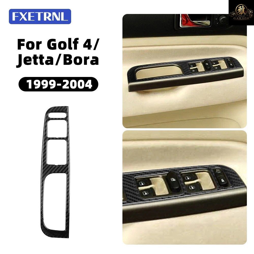 フォルクスワーゲン VW ゴルフ 4 ジェッタ ボーラ MK4 R32 GTI 1999-2004 ソフトカーボンファイバーステッカー 左ハンドル 右ハンドル 車用