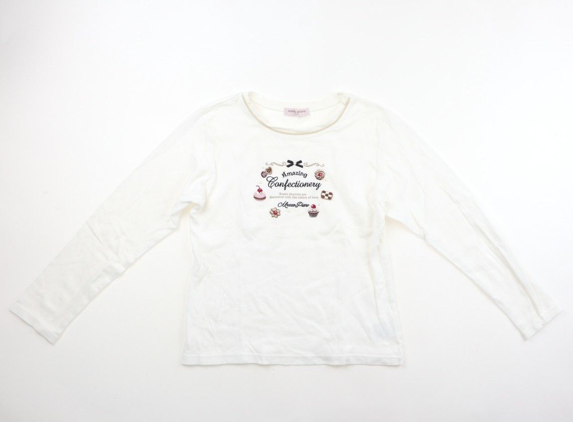 【メゾピアノ/mezzopiano】Tシャツ・カットソー 160サイズ 女の子【子供服・ベビー服】（2144205）