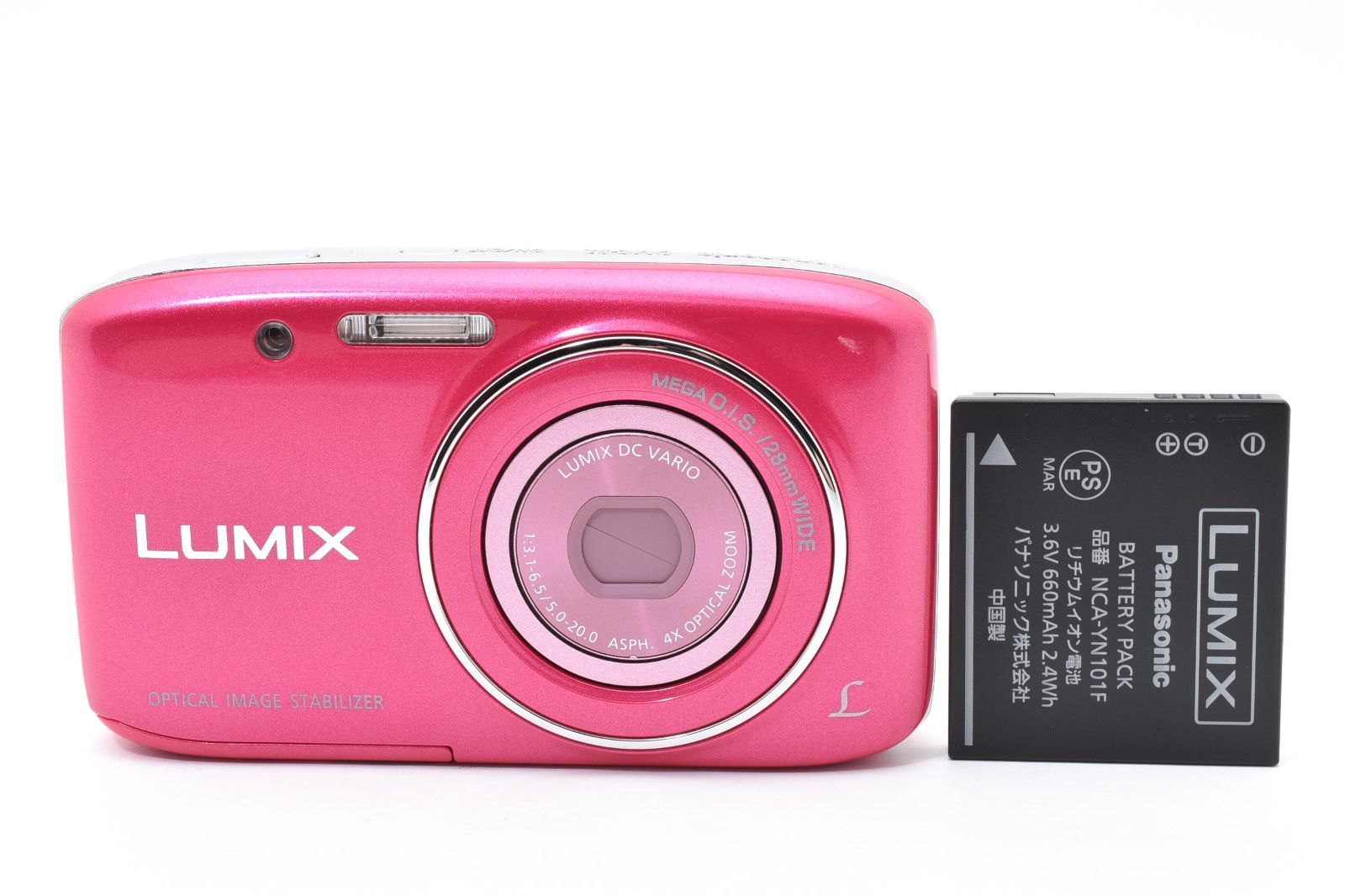★新品級★パナソニック Panasonic LUMIX DMC-S2 ピンク★ Y470 #5064