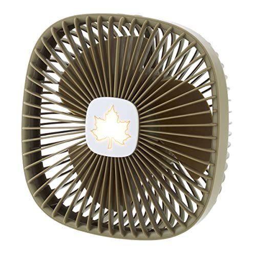 ロゴス(LOGOS) ハンガー扇風機(USB蓄電) 81336706 カーキ 幅20×奥行20×高さ9.5cme 0aa5b9ee