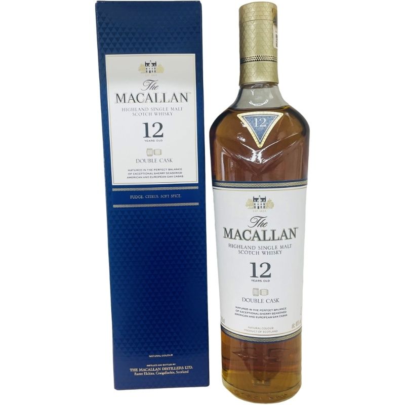 ウイスキー MACALLAN マッカラン 12年 ダブルカスク 700ml 40度 箱 【新品未開栓品】 12605K449