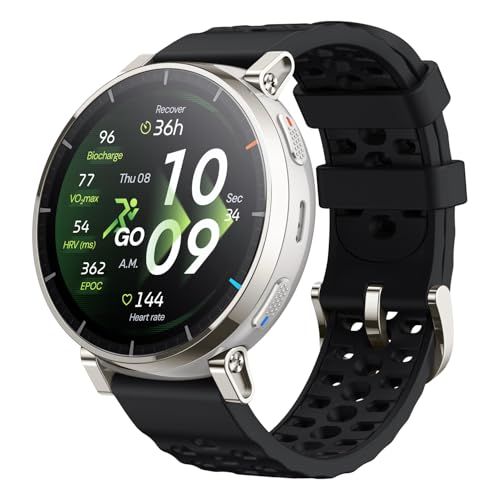 Amazfit Active 3 Premium 45mm ランナー向け スマートウォッチ HYROX ヤマレコ ヤマップ 3000nit 高輝度 AMOLED GPS 5衛星 オフラインマップ AIによる音声操作 睡眠 運動管理 心拍 睡眠 13a052cc