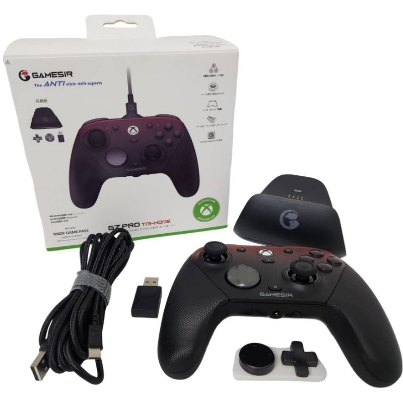 GAMESIR G7 Proコントローラー ブラック 通電のみ確認 家電 電化製品 【中古】 42605K126