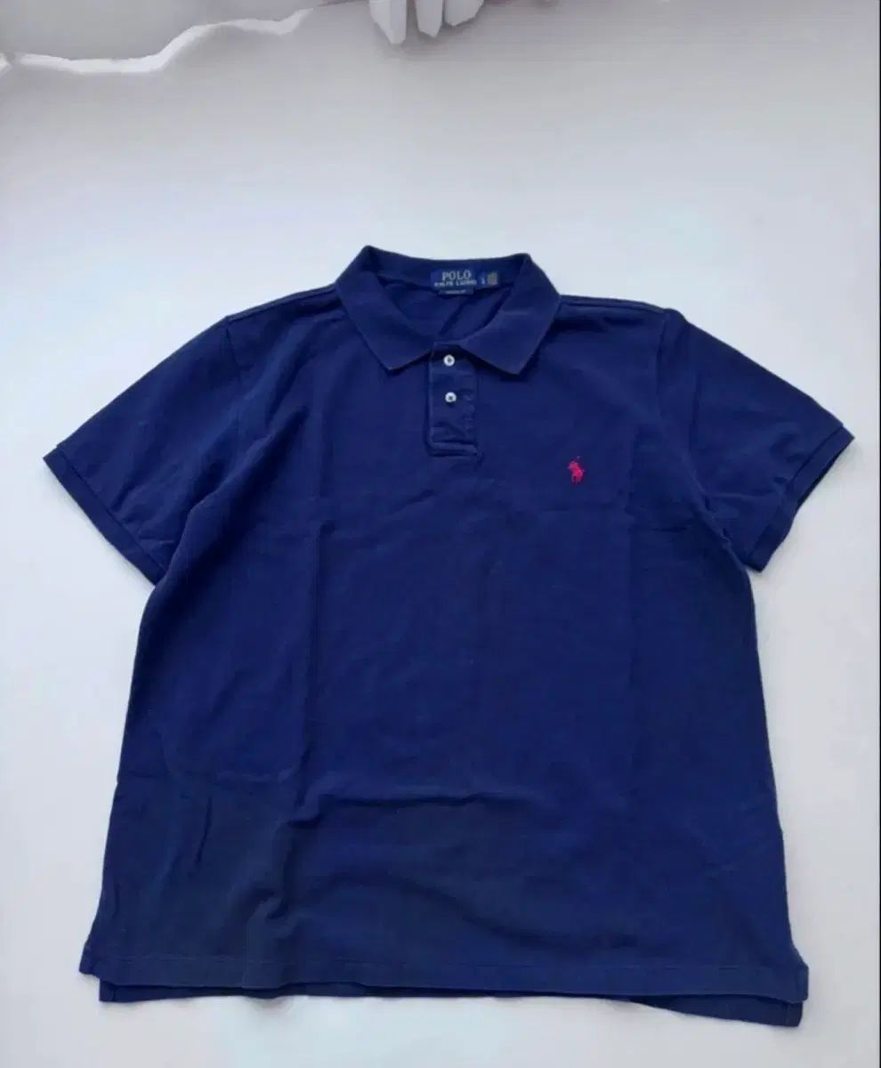POLO RALPH LAUREN(ポロラルフローレン) ネイビー 半袖ポロシャツ クラシックフィット L
