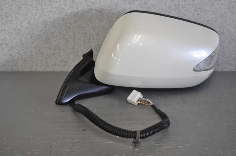 左 ドアミラー 電格 7P ウィンカー付 NH624P 白 (GE6) フィット L 前期 M36 021453 s024765B