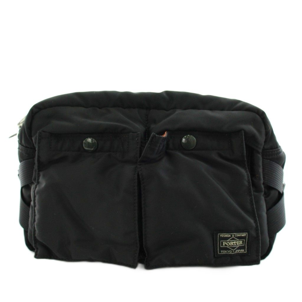 ポーター PORTER 吉田カバン タンカー ウエストバッグ ボディバッグ ナイロン 黒 ブラック /AN50