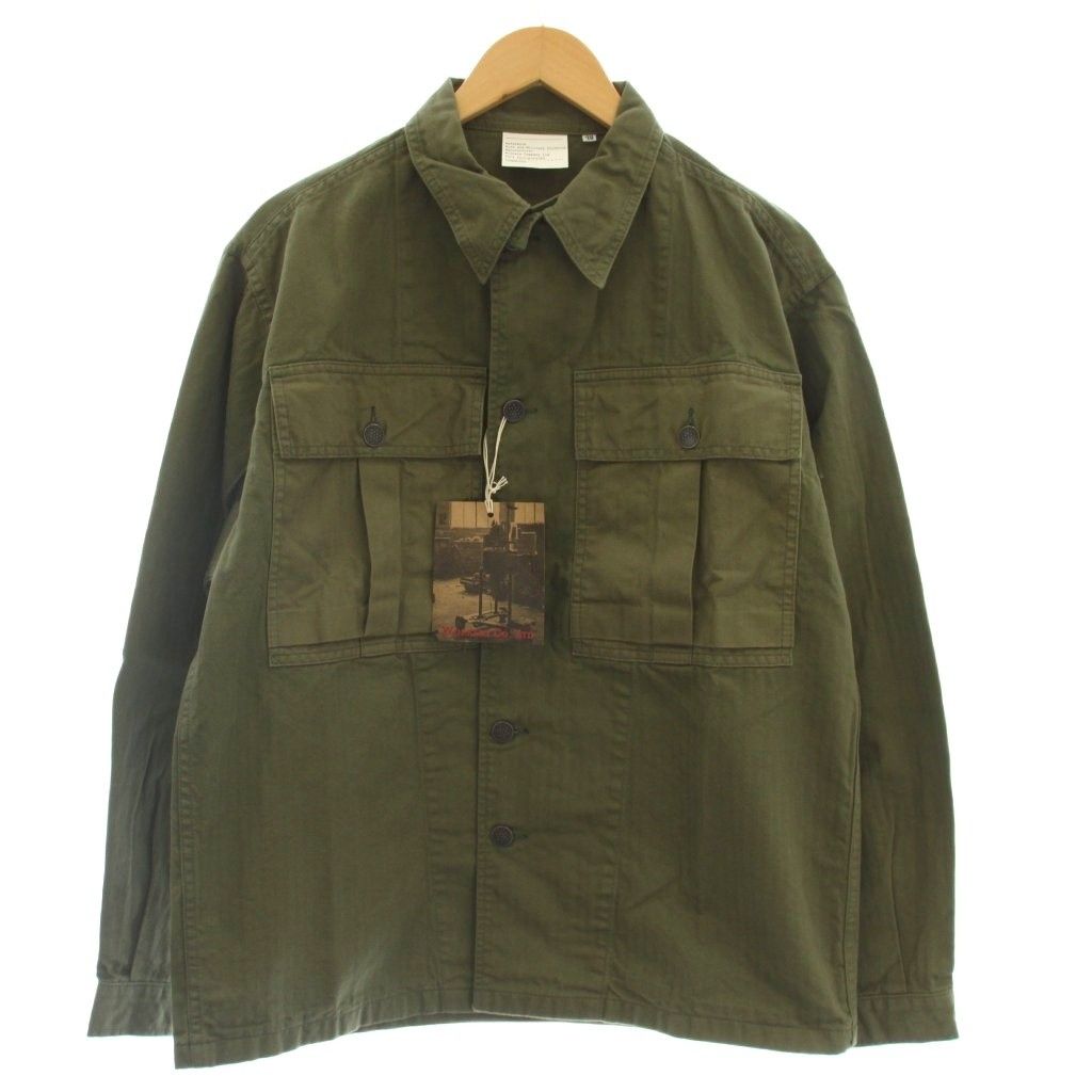 ワーカーズ WORKERS M43 コンバットジャケット ミリタリー 38 カーキ /☆G