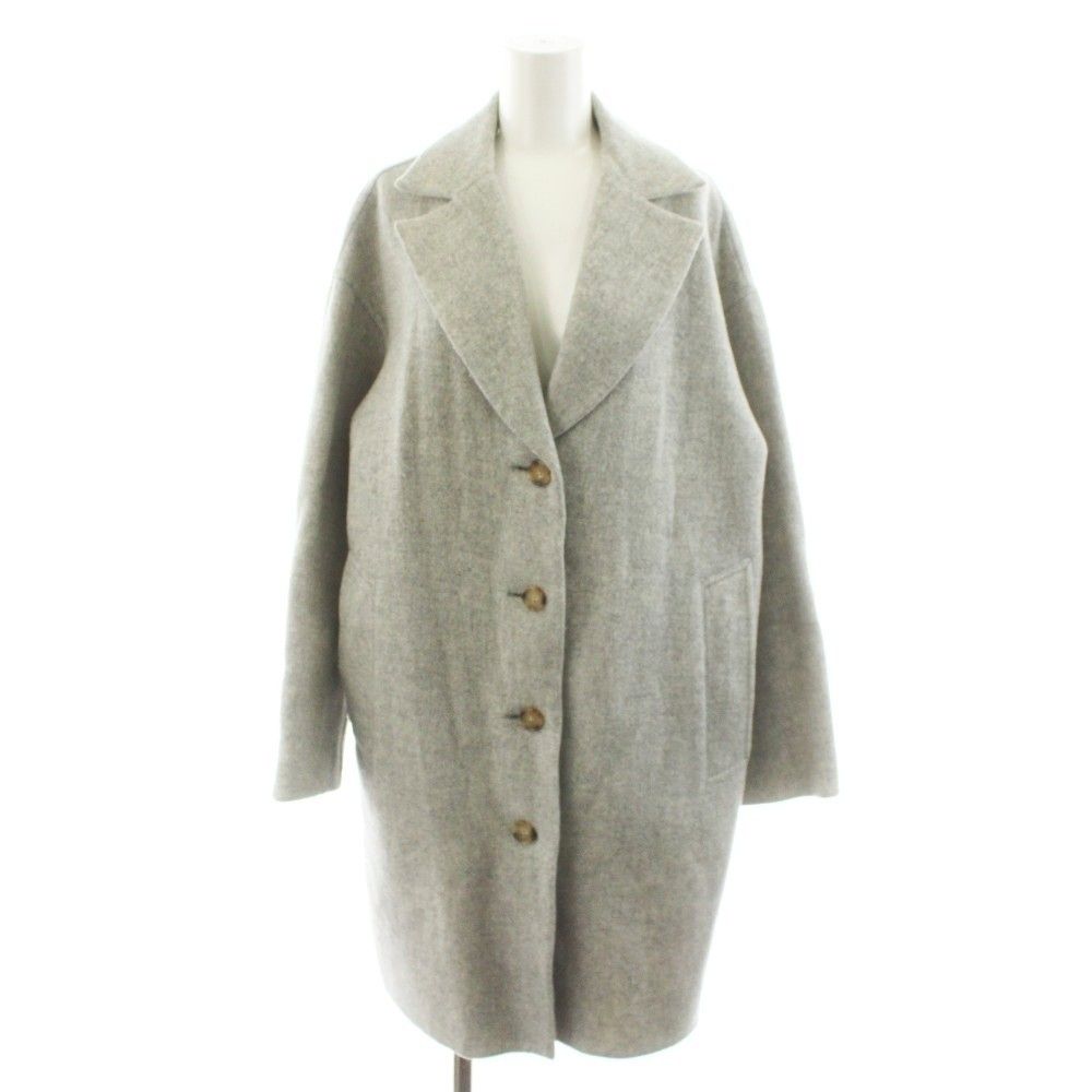 マッキントッシュ ロンドン MACKINTOSH LONDON チェスターコート ロング丈 ウール アウター 40 グレー G5B08-646-06 /☆G