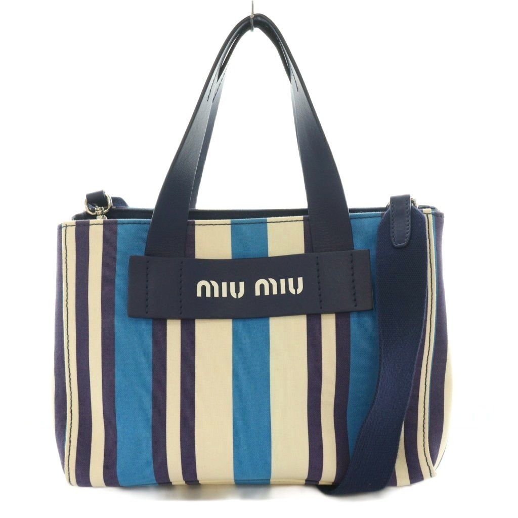 ミュウミュウ miumiu CANAPA カナパ RIGA VIT 2WAYバッグ ハンド 