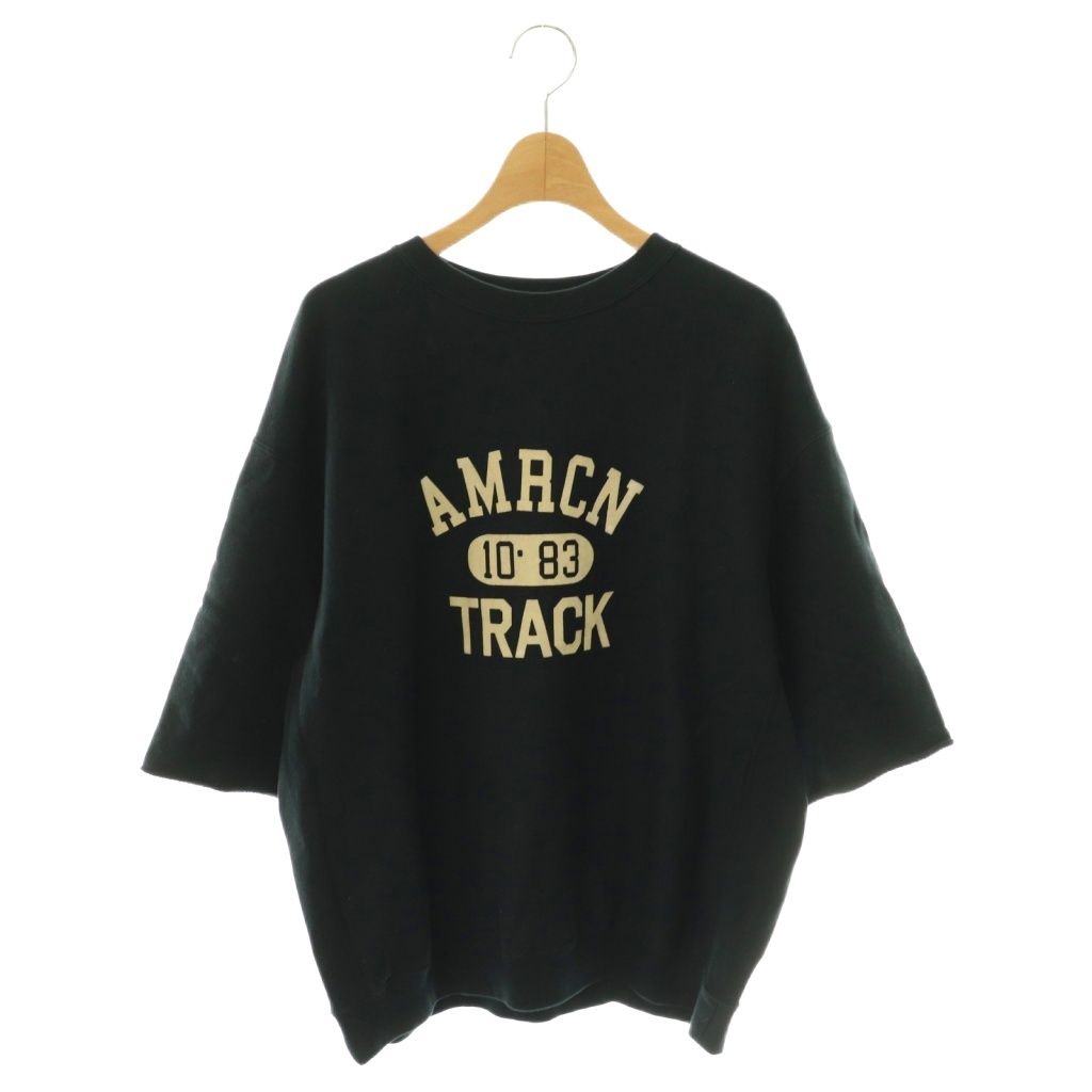 アパルトモン ドゥーズィエムクラス L'Appartement DEUXIEME CLASSE 25AW HALF SLEEV SWEAT スウェット オーバーサイズ 五分袖 紺 ネイビー /HS ■OS