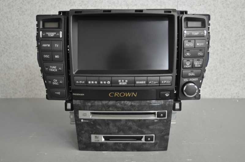 HDDナビ マルチモニター 黒木目調 地図2010年 CD MD (GRS183 GRS180) クラウン ロイヤルサルーン 後期 86430-30190 s024784C 14,058円
