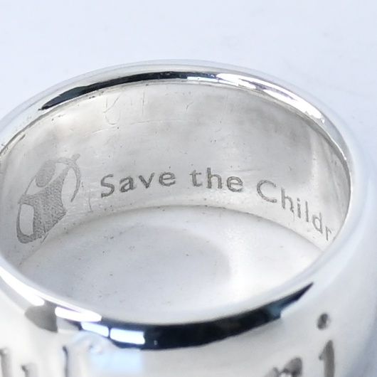 研磨済】BVLGARI リング Save the Children #48 7号 SV925 ブルガリ